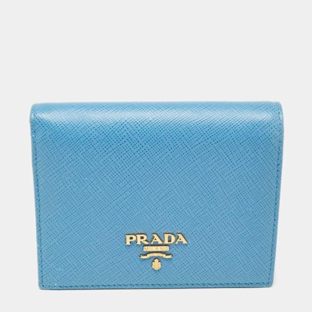 Authentic Prada Small Saffiano Leather Wallet